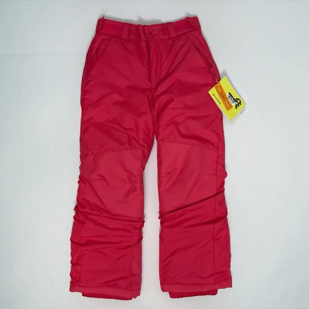 All In Motion Youth Pink Snow Pants Waterproof Warm Ski Snowboard Size M